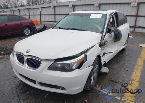 2007 BMW 530I from USA, damaged, VIN WBANE73577CM49205